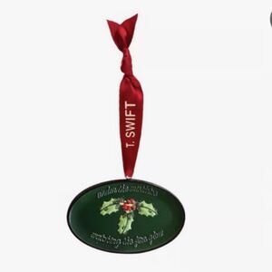 RARE Taylor Swift Christmas Tree Farm Holly Ornament - NEW